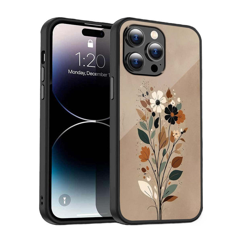 Vintage Floral Phone Cover | Glass Case