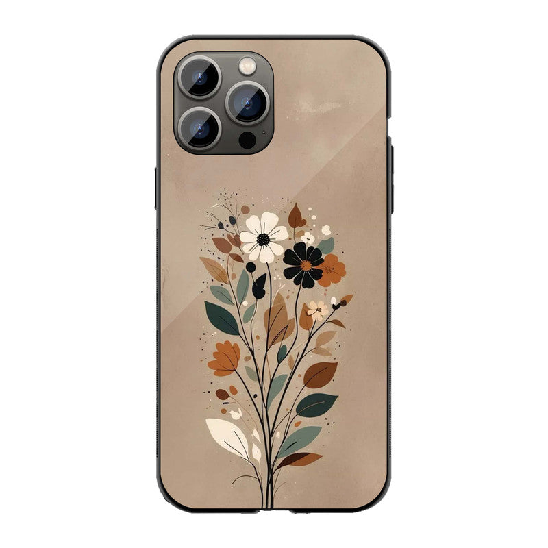 Vintage Floral Phone Cover | Glass Case
