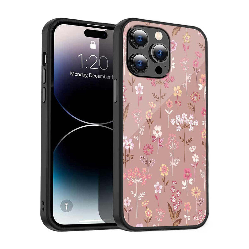 Vintage Floral Bloom Phone Cover | Glass Case
