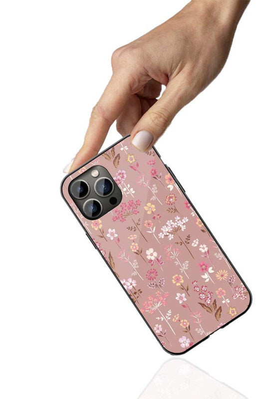 Vintage Floral Bloom Phone Cover | Glass Case