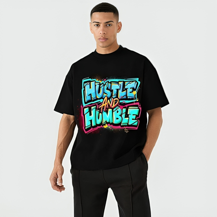 hustle & humble | Oversize T-Shirt