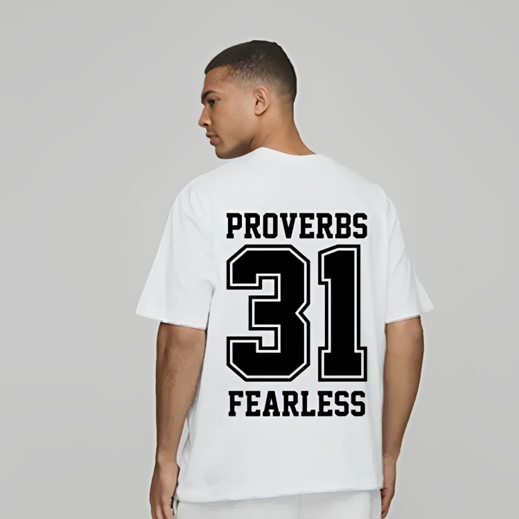 proverbs 31 fearless | Oversize T-Shirt