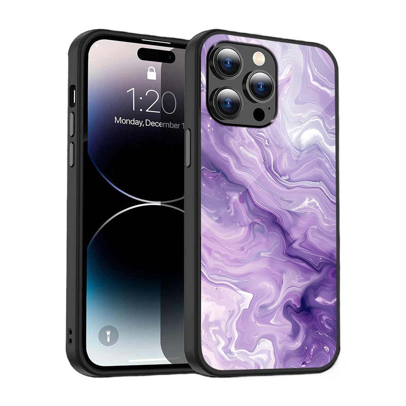 purple marble Phone Cover | Glass Case