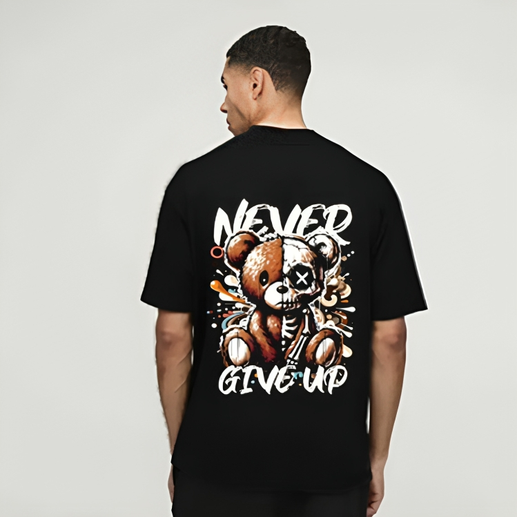 never giveup | Oversize T-Shirt