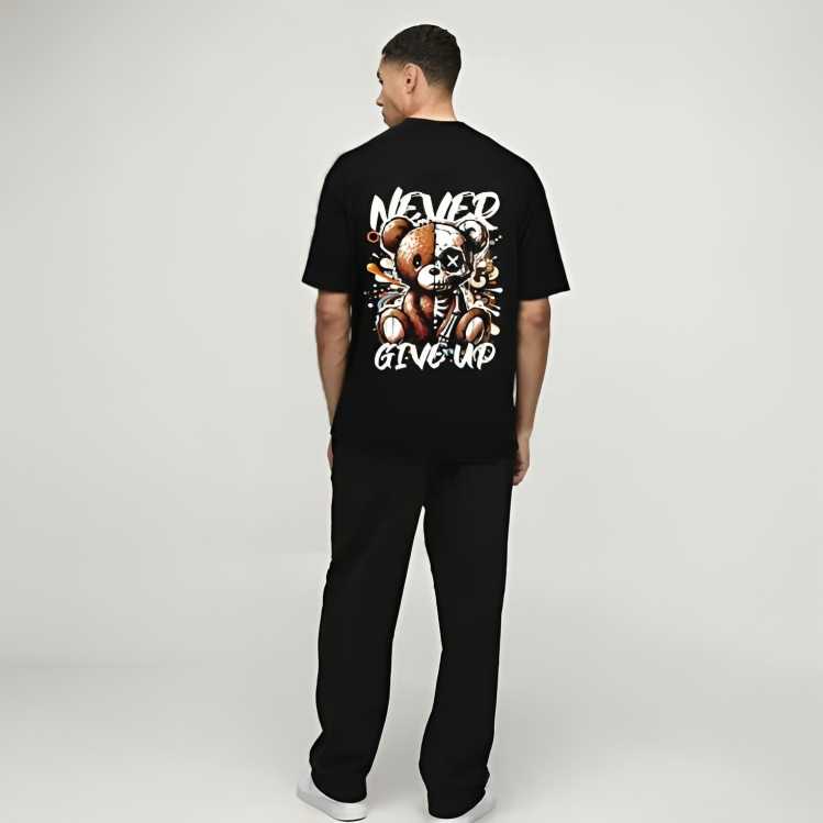 never giveup | Oversize T-Shirt